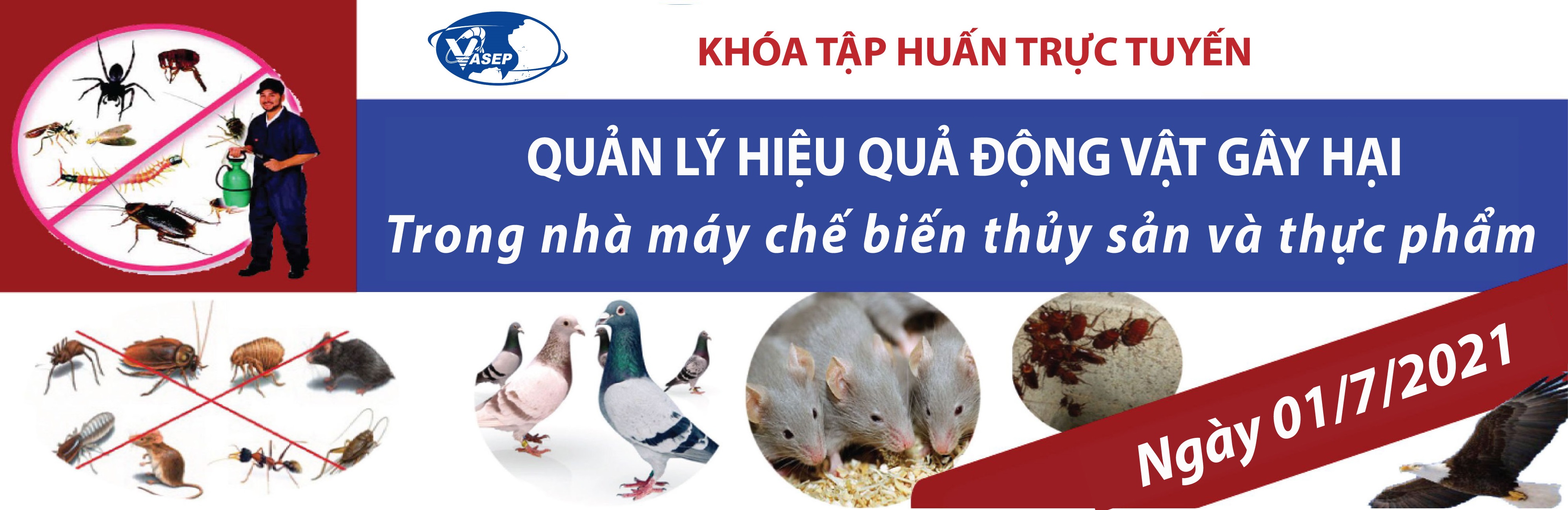 KHOÁ K.14 QUẢN LÝ HIỆU QUẢ ĐỘNG VẬT GÂY HẠI TRONG NHÀ MÁY CHẾ BIẾN THỦY SẢN VÀ THỰC PHẨM