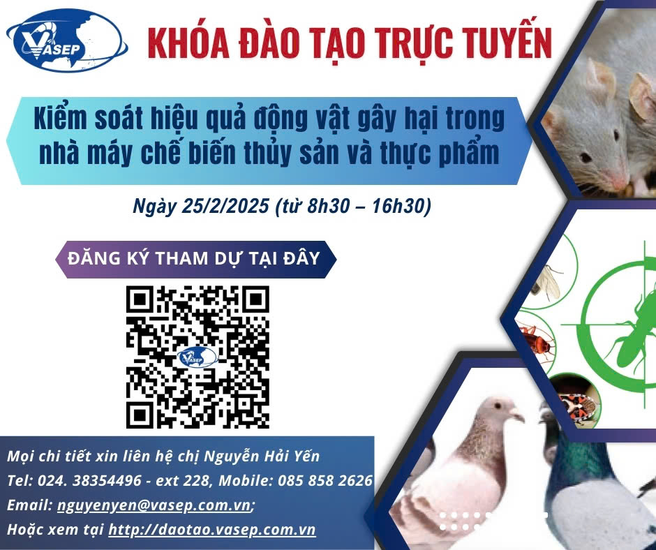 Kiểm soát hiệu quả động vật gây hại trong nhà máy chế biến thủy sản và thực phẩm