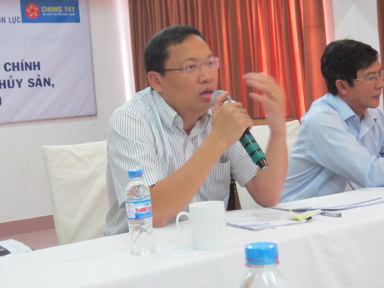 Ông Ngô Hải Phan phát biểu khai mạc hội nghị tại Tp.Cà Mau