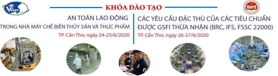 02 KHÓA ĐÀO TẠO K5.20 Đảm bảo An toàn lao động trong nhà máy CBTS và thực phẩm  K6.20 Các yêu cầu đặc thù của các tiêu chuẩn được GSFI thừa nhận. (BRC, IFS, FSSC 22000)