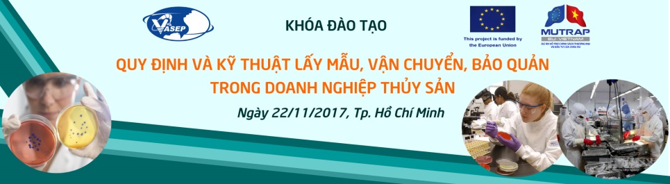 K24.17“Quy định và kỹ thuật lấy mẫu, vận chuyển, bảo quản mẫu trong DN thủy sản”