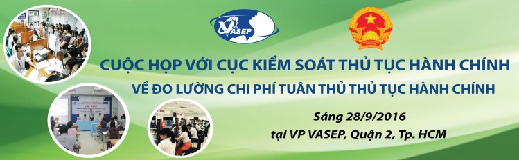 Cuộc họp với Cục Kiểm soát Thủ tục Hành chính về đo lường chi phí tuân thủ Thủ tục Hành chính