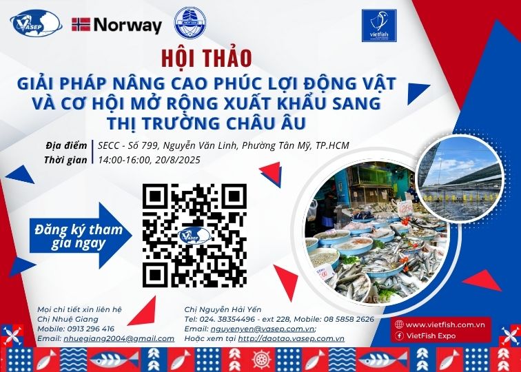 CHƯƠNG TRÌNH HỘI THẢO GIẢI PHÁP NÂNG CAO PHÚC LỢI ĐỘNG VẬT VÀ CƠ HỘI MỞ RỘNG XUẤT KHẨU SANG THỊ TRƯỜNG CHÂU ÂU