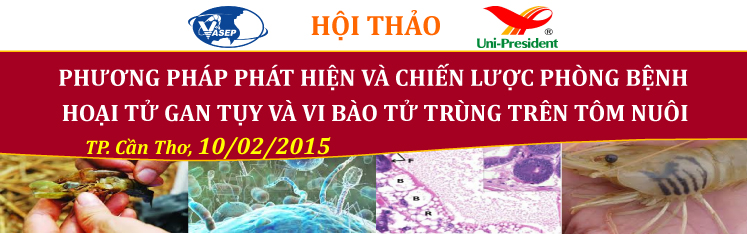 Hội Thảo Phương pháp phát hiện và chiến lược phòng bệnh hoại tử gan tụy và bệnh vi bào tử trùng trên Tôm nuôi