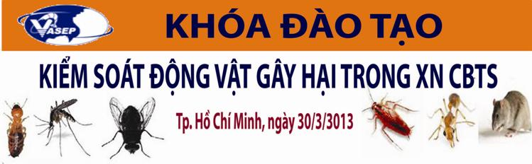 Khóa đào tạo K.5.13Kiểm soát động vật gây hại trong xí nghiệp chế biến thủy sản